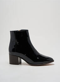 Botine/ghete material neted toc de 4 la 6 cm negru MAISON TOUFET femeie