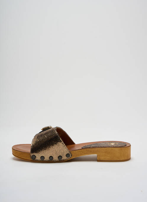 Mulete/Saboți auriu SMS femeie