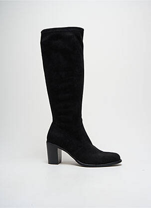 Botine/ghete toc pătrat toc de 4 la 6 cm negru ADIGE femeie