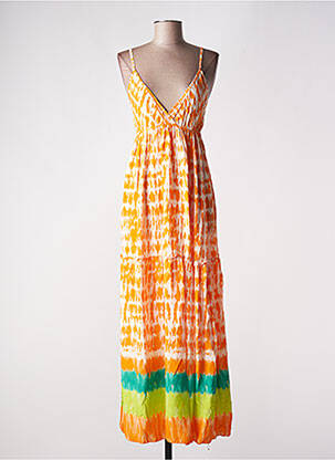 Rochie lungă portocaliu OTTANTOTTO femeie