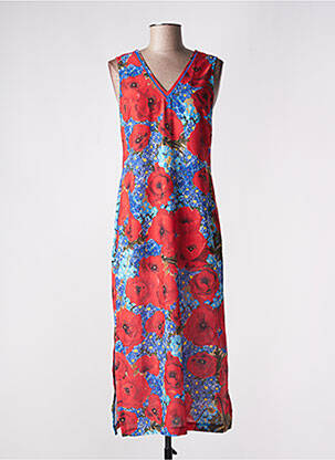 Rochie midi roșu MALOKA femeie