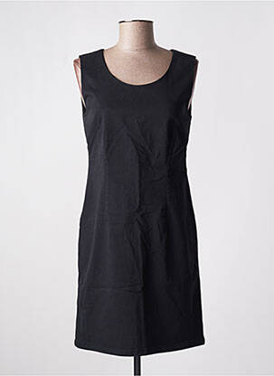 Rochie scurtă fără mâneci fără mâneci negru MENSI COLLEZIONE femeie