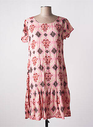 Rochie midi roz AGATHE & LOUISE femeie