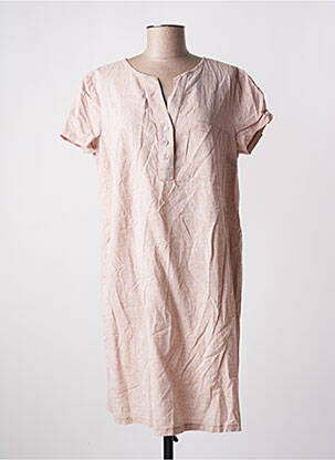 Rochie midi bej LE BOUDOIR D'EDOUARD femeie