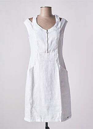 Rochie scurtă alb MALOKA femeie