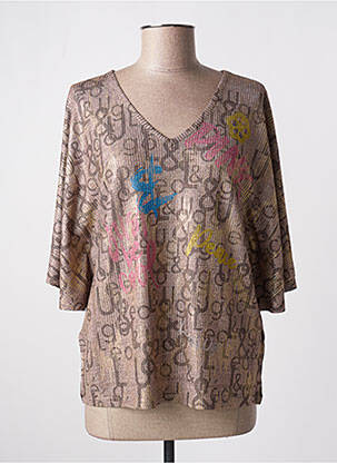 Pulover maro LEO & UGO femeie