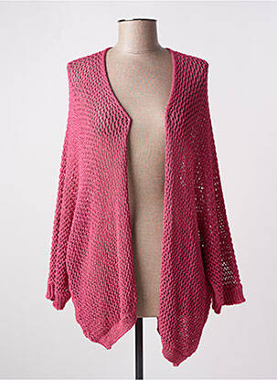 Vestă cu mâneci lungi roz OTTANTOTTO femeie