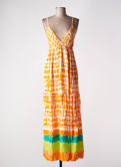 Rochie lungă portocaliu OTTANTOTTO femeie