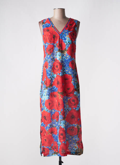 Rochie midi roșu MALOKA femeie