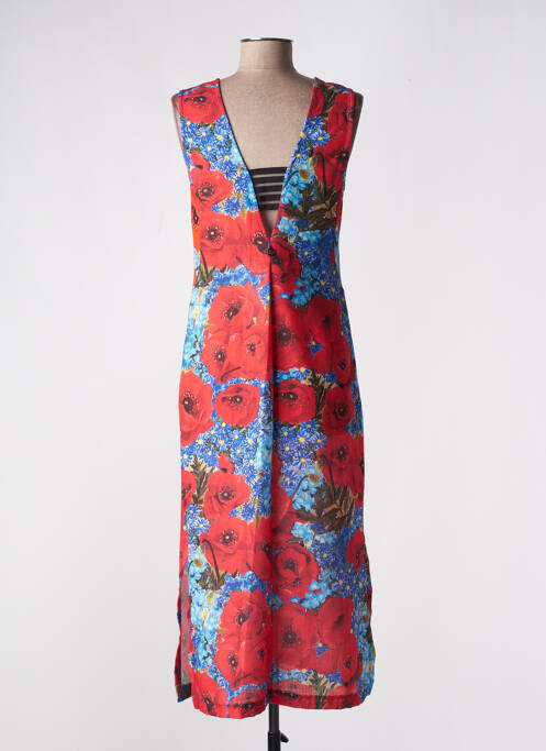 Rochie midi roșu MALOKA femeie