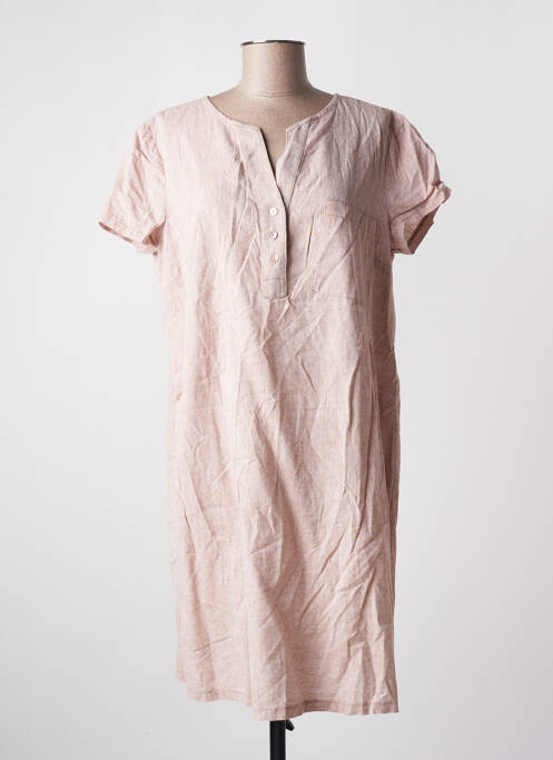 Rochie midi bej LE BOUDOIR D'EDOUARD femeie