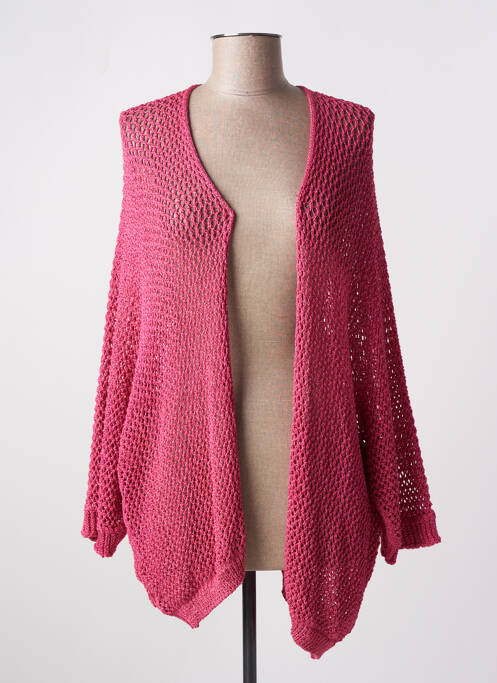 Vestă cu mâneci lungi roz OTTANTOTTO femeie