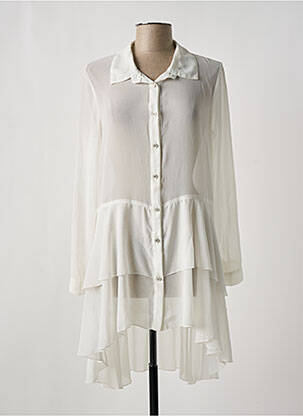 Tunică mâneci lungi bej 3322 femeie