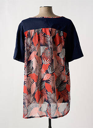 Tricou guler rotund mâneci scurte albastru G!OZE femeie