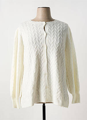 Vestă cu mâneci lungi bej ZHENZI femeie