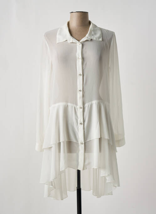 Tunică mâneci lungi bej 3322 femeie