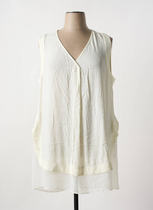 Tunică fără mâneci bej 3322 femeie