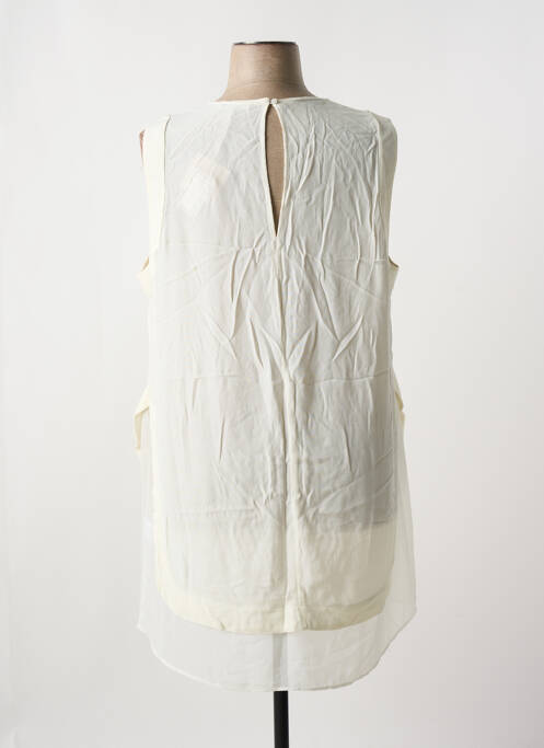 Tunică fără mâneci bej 3322 femeie