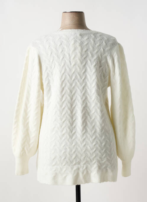 Vestă cu mâneci lungi elasticitate bej ZHENZI femme