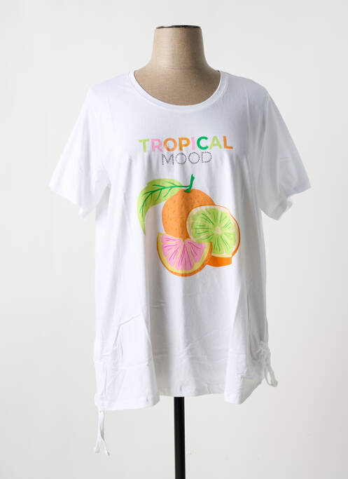 Tricou alb ZHENZI femeie