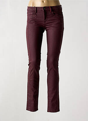 Blugi cu croială slim roșu COUTURIST femeie