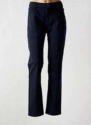 Pantalon slim albastru MENSI COLLEZIONE femeie