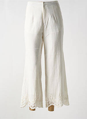 Pantalon evazat bej MD'M femeie