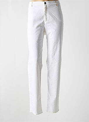 Blugi cu croială slim alb COUTURIST femeie