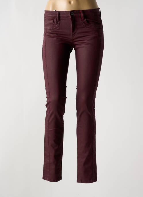 Blugi cu croială slim roșu COUTURIST femeie