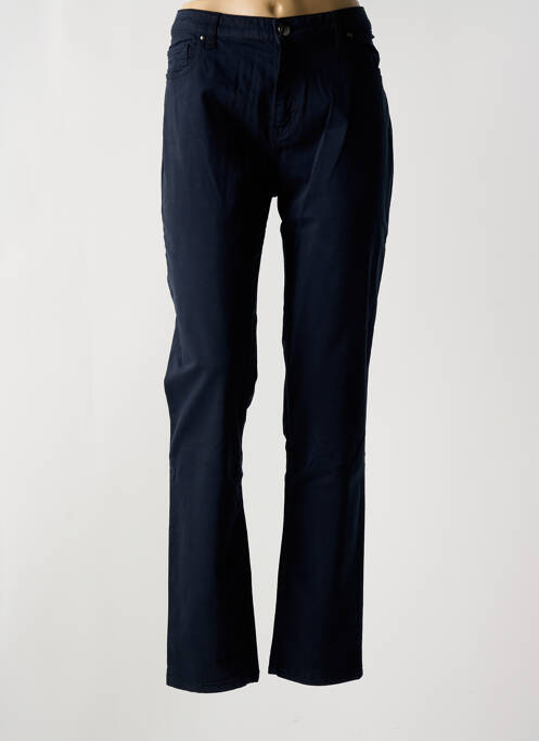 Pantalon slim albastru MENSI COLLEZIONE femeie