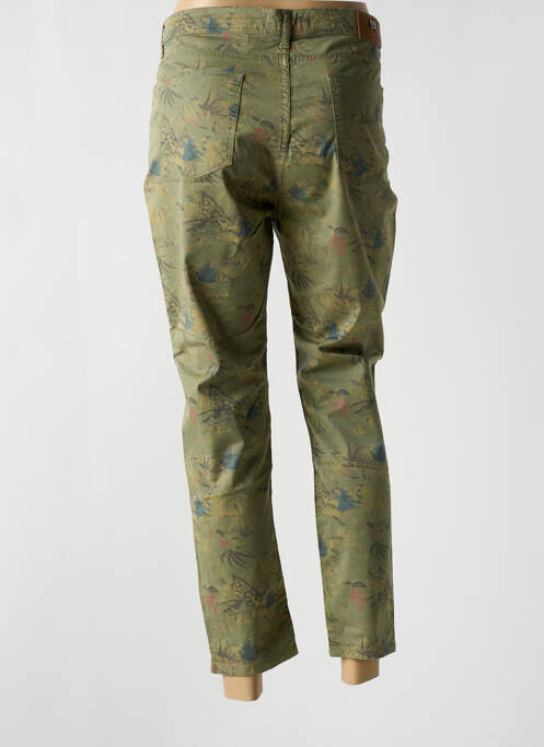 Pantalon 7/8 verde MENSI COLLEZIONE femeie