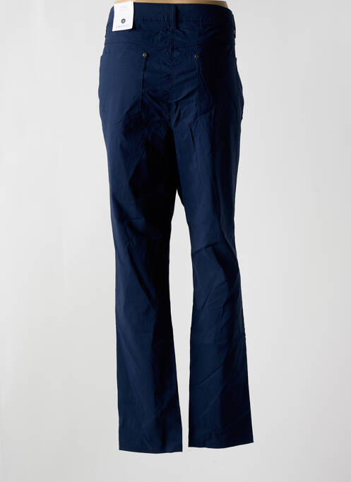 Pantalon slim țesătură poplin mărime normală albastru ZHENZI femme