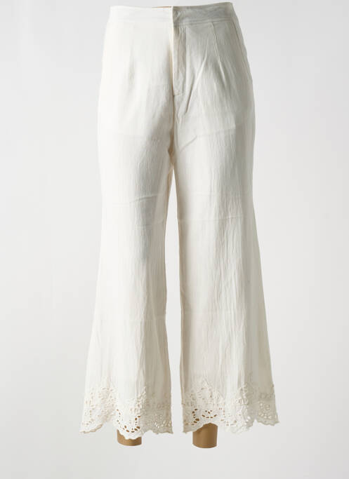 Pantalon evazat bej MD'M femeie