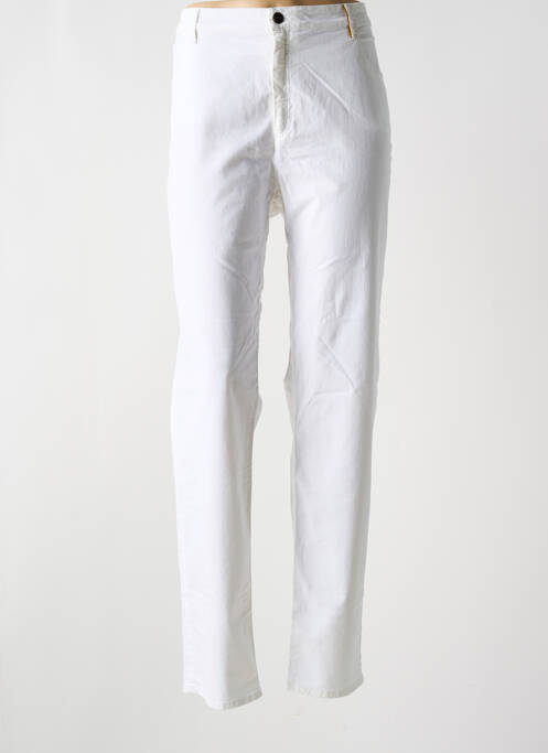 Blugi cu croială slim alb COUTURIST femeie