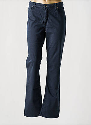 Pantalon drept albastru MENSI COLLEZIONE femeie