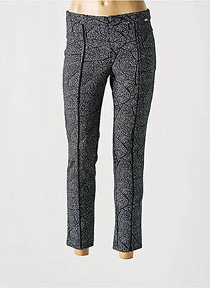 Pantalon 7/8 elasticitate mărime normală negru MALOKA femeie