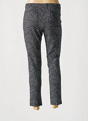 Pantalon 7/8 elasticitate mărime normală negru MALOKA femeie