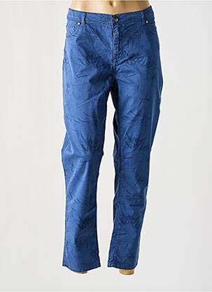 Pantalon 7/8 elasticitate albastru MENSI COLLEZIONE femeie