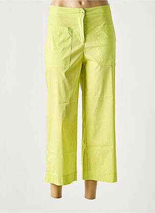 Pantalon trei sferturi verde MALOKA femeie