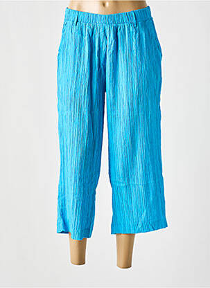 Pantalon trei sferturi albastru ZHENZI femeie