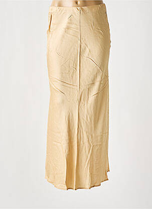 Fustă lungă talie înaltă auriu SURKANA femme