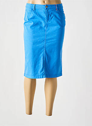 Fustă midi albastru COUTURIST femeie