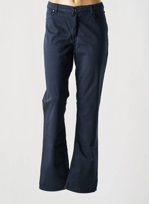 Pantalon drept albastru MENSI COLLEZIONE femeie