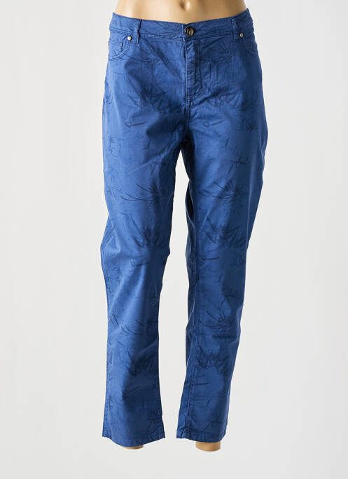 Pantalon 7/8 albastru MENSI COLLEZIONE femeie