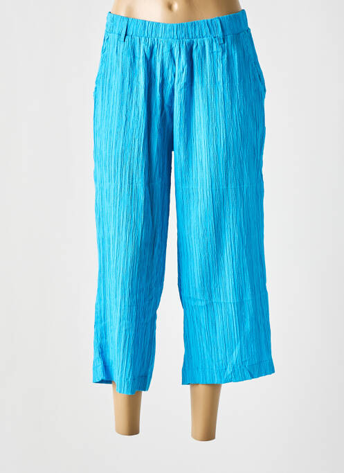 Pantalon trei sferturi albastru ZHENZI femeie