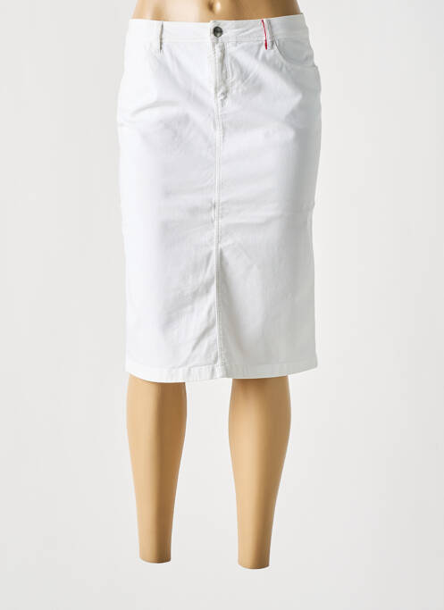 Fustă midi alb COUTURIST femeie