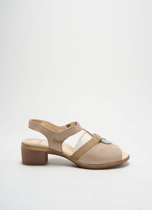 Sandale/Pantofi decupați bej ARA femeie