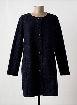 Palton lung albastru TELMAIL femeie