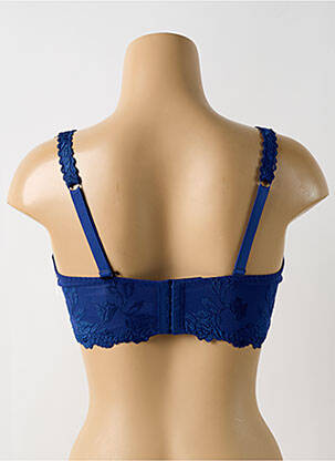 Sutien efect material satinat top sutien modelat albastru AUBADE femeie