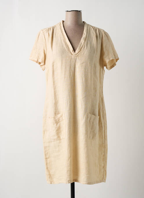 Rochie midi bej SIGNE NATURE femeie